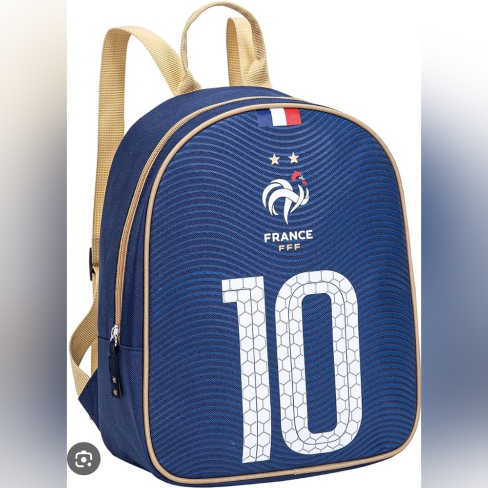 FFF Official Collection of French Football Team School Backpack